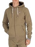 Fila Vintage Herren Tenconi Zip Hoodie, Blau, Small