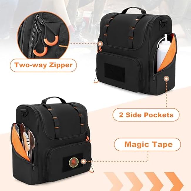 Tactical Camp Kitchen Organizer Large Camping Utensil Storage Bag