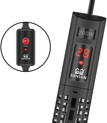 Close-up of the external control unit for SunSun GR-200 heater