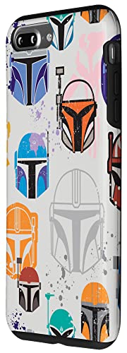 Coque iPhone 7 Plus/8 Plus Star Wars The Mandalorian design Bounty Hunter Helmets - 2