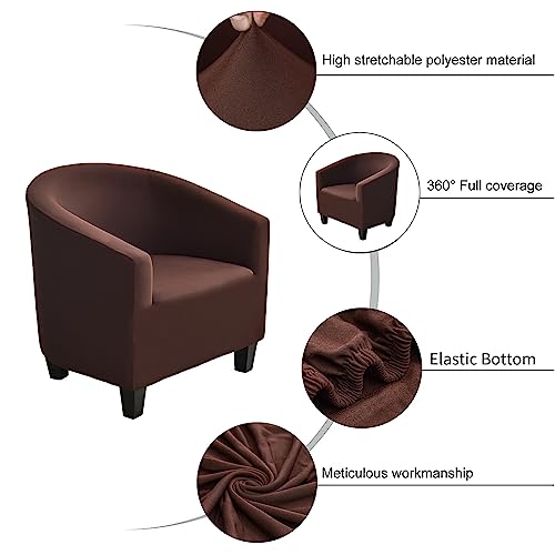Niluoh Club Chair Slipcover Stretch Tub Chair Cover Barrel Chair Covers Armchair Covers Sofa Cover Furniture Protector For Living Room (05) #TOP1