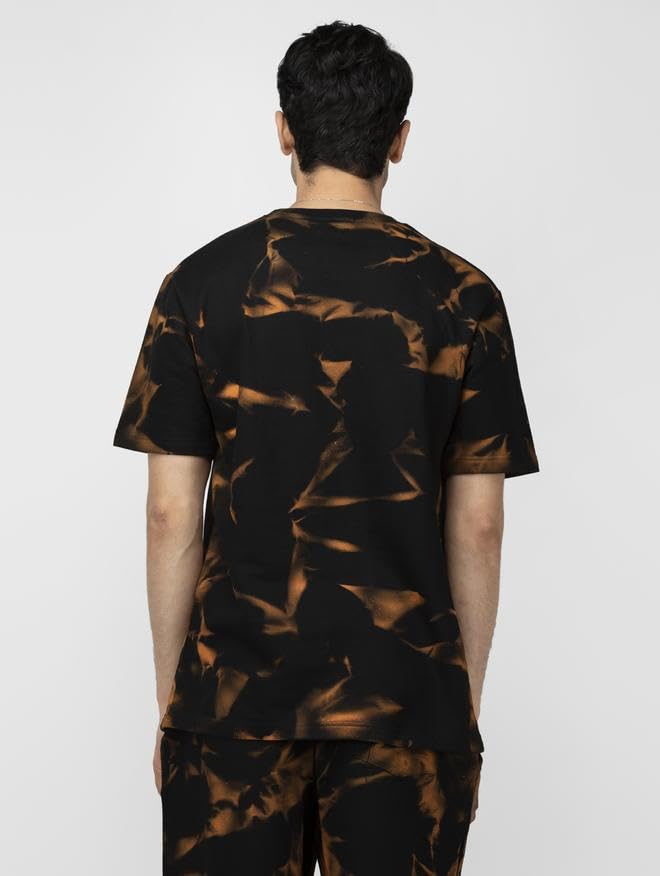 Image of Vogaan Men's T-Shirt and Shorts Set | Pyjama Set for Men | Co-ord Set | Cotton Printed Top & Shorts Night Suits Set