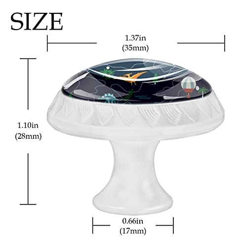 Boutons de tiroirs ronds au design ergonomique pour poignée de commode 12 pièces