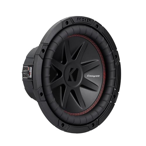 Image of KICKER (2 52CVR102 10-Inch (25cm) Sub, DVC, 2-ohm & 52GR10 Grill Bundle