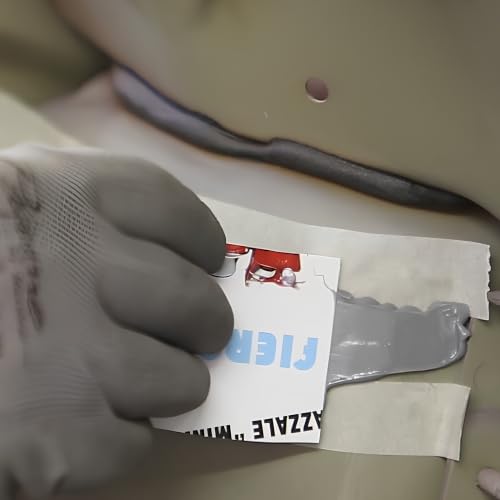Image of Polymix High Build Seam Sealer 200ml Cartridge & Two Application Mixing Nozzles (Gray)