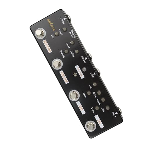 Tampon pour guitare avec chemins de signaux fluides pour effecteur de remplacement