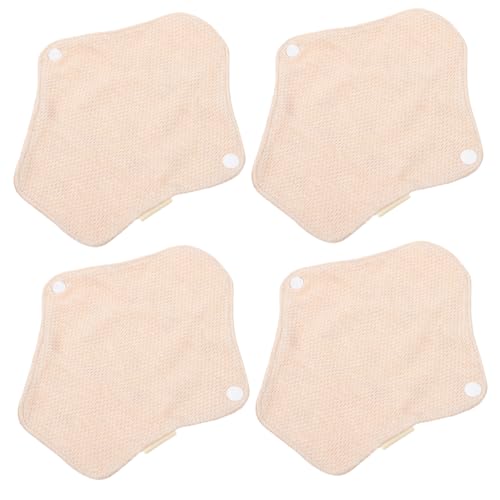 Healeved 4piezas Almohadillas Menstruales Reutilizables De Lavables Sanitarios Para Mujeres Cómodos y Prácticos Para Uso Diario