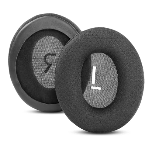 BT-BH010 Upgrade Ear Pads Replacement Compatible with Boltune BT-BH010 Headphones Fabric Earpads Ear Cushions Memory Foam Black miniatura 5