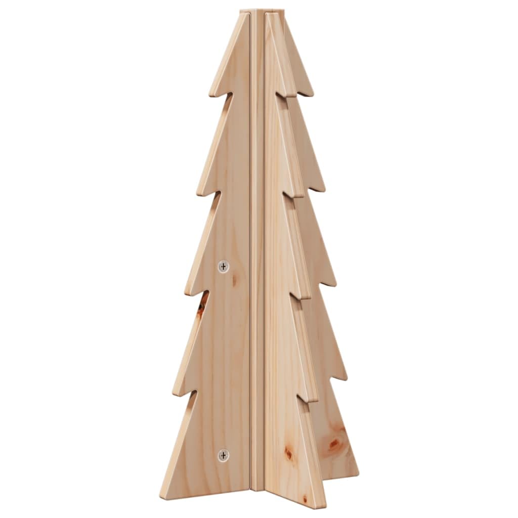 Choinka 49 cm lite drewno sosnowe rustykalna dekoracja bożonarodzeniowa
