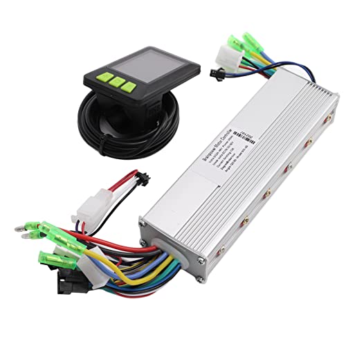 Uxsiya 350W Dual Drive Brushless Motor Controller Kit with LCD Display for Electric Scooter