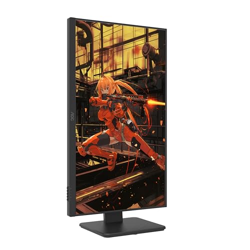 Image of AOC 27G15 27 inch Gaming Monitor, Full HD 1920x1080, 180Hz 1ms, 1x HDMI 2.0, 1x Display Port, AMD FreeSync, HDR10, Pivot & Height Adjustable, Console Gaming Ready, 3-Year Zero-Bright-Dot