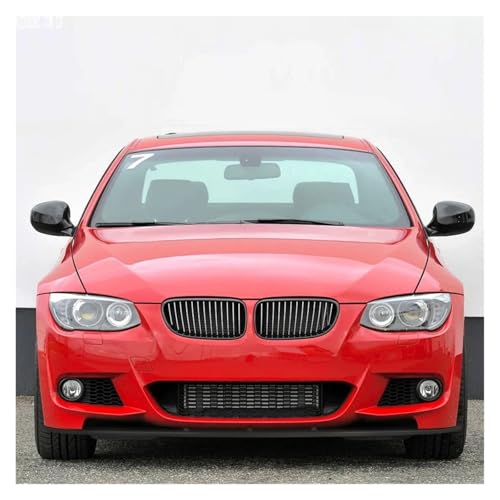 Spoiler avant BMW E92 E93 sport noir brillant look carbone - 4