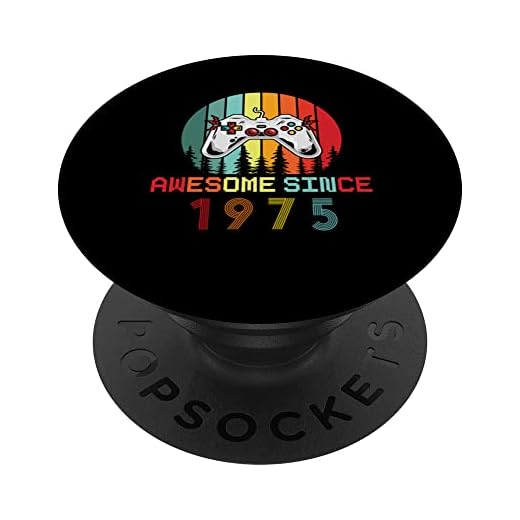 Impresionante Desde 1975 Cumpleaños 1975 Vintage 1975 Año PopSockets PopGrip Intercambiable