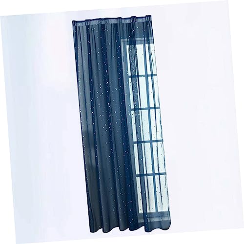 Cortinas transparentes de gasa con brillo plateado para ventanas elegantes 8