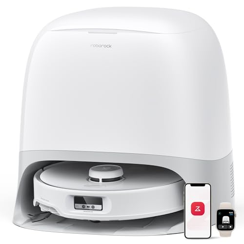 Roborock Qrevo Curv Saugroboter mit Wischfunktion&Hebarem Wischmopp, Dual Anti-Tangle-System, AdaptiLift™ Chassis, 18.500Pa, 75℃ Heißwasser-Moppw