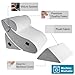 4PCS Orthopedic Wedge Pillow Set for Sleeping, Adjustable Bed Support for Back, Knee, Leg & Lumbar Pain Relief, Acid Reflux, Anti-Snoring & GERD (White)