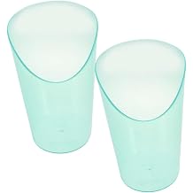 2pcs Elderly Care Drinking Cups with Lid 250ml Plastic