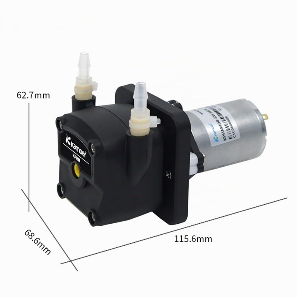 Kamoer KPHM400 Pompe péristaltique moteur cc brossé 12V, 400 ml/min | Moteur à balais 12 V pompe doseuse de liquide de laboratoire