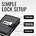 Vaultz Secure Locking Password Book (6.5