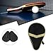 AugustknowU Compact Table Tennis Racket Case With Functional Layout For Organizing Paddles And Balls With Ease Of Movement