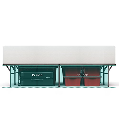 Zinus Smartbase Heavy Duty Mattress Foundation / 16 Inch Metal Platform Bed Frame / No Box Spring Needed / Sturdy Steel Frame / Underbed Storage, California King #TOP5