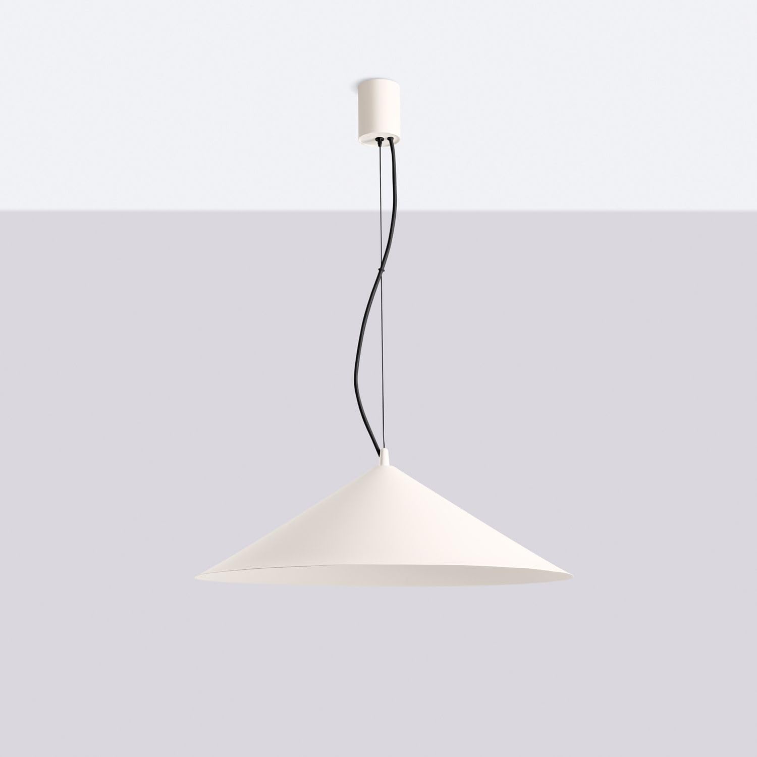 Licht-Erlebnisse LED Pendelleuchte Esstisch Beige Stahl 4000 K Wabenstruktur TRIAC dimmbar blendarm Modern akzentuiert stilvoll rund Ø50 cm Hängelampe Küche