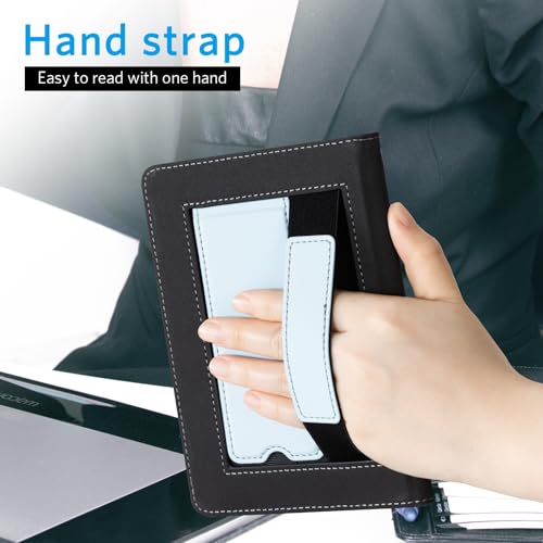 Image of CoBak Case for 6 inch E-Reader - PU Leather Smart Cover with Auto Sleep /Wake & Hand Strap