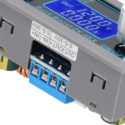 Image of ZK-4KX Boost Power Supply Module Programmable DC Adjustable Voltage /Current 0.5-30V /0-4A with LCD Display for DIY Electronics