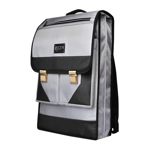 Image of Unisex kaThina Matty leather Backpack Leather Classic Travel Laptop Bag Laptop Office /School /Travel /Business Water Resistant - Fits Up to 15.6 Inch Laptop Notebook