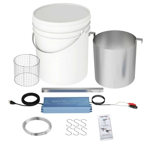 Zelvoro Electrolysis Rust Removal Kit for Metal, DIY Electrolysis Machine for Rust Fit for Various Metals, Cast Iron & Steel, Better Than Ultrasonic Cleaners, Complete Set