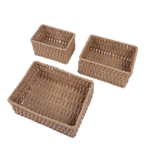 Panier de rangement en osier tressé à la main, boîtes haut de gamme SEAFRONT
