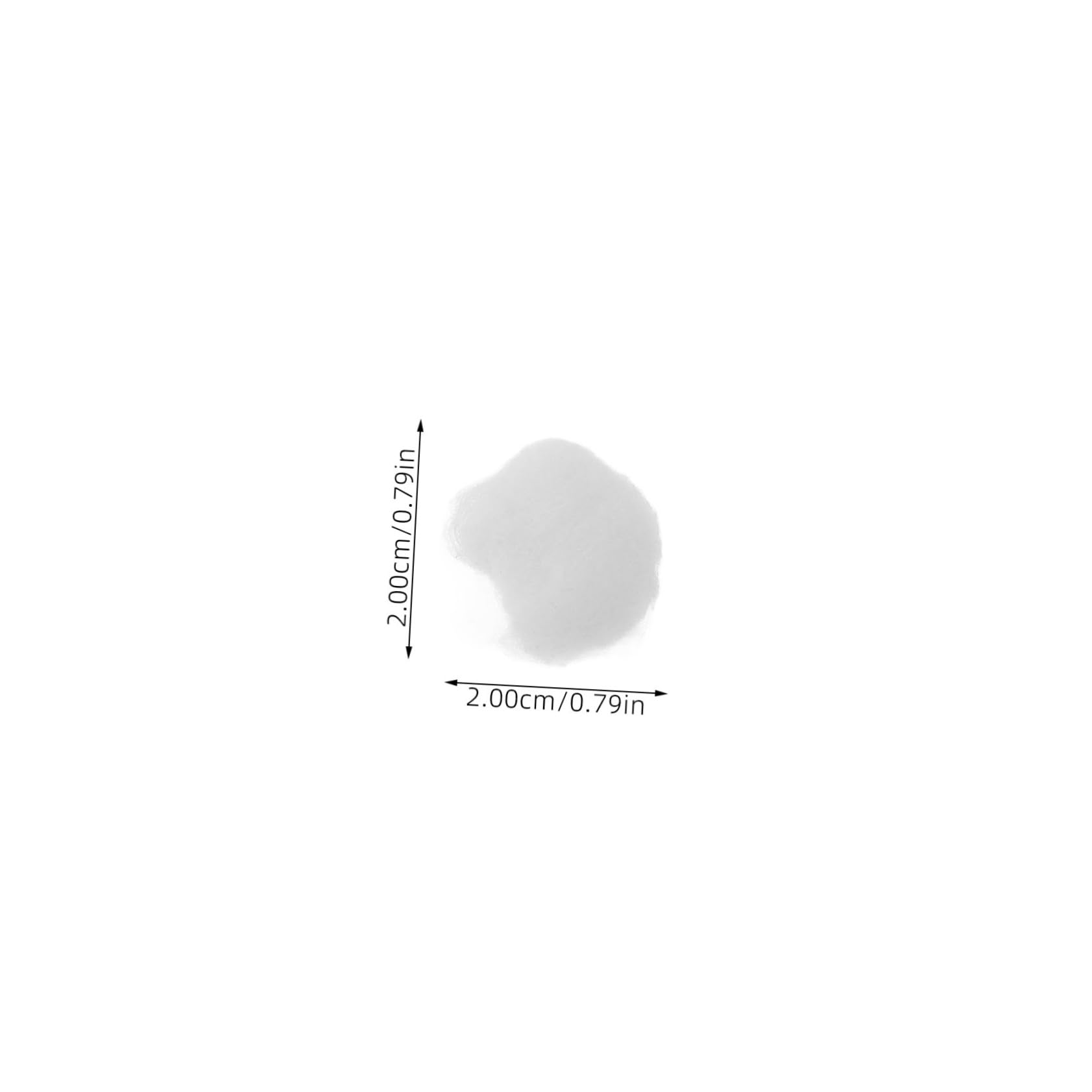 Healeved 2pezzi Batuffoli Di Cotone Mini Per Struccare e Rimuovere Smalto Cotone Perfetti Per Makeup e Della Confezione
