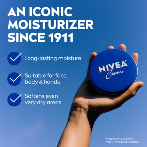 NIVEA Creme, Face, Body & Hand Moisturizing Cream, Provitamin B5, 13.5 Oz - image 2