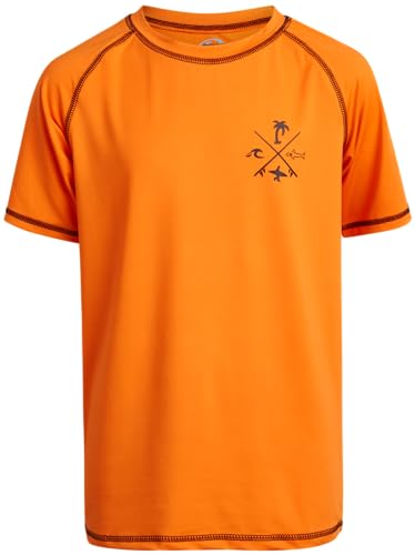 Quad Seven Boys Swim Shirt - 2 Pack Quick Dry Sun Protection Short Sleeve Rash Guard for Boys Youth Kids Swimwear (2T-18)4