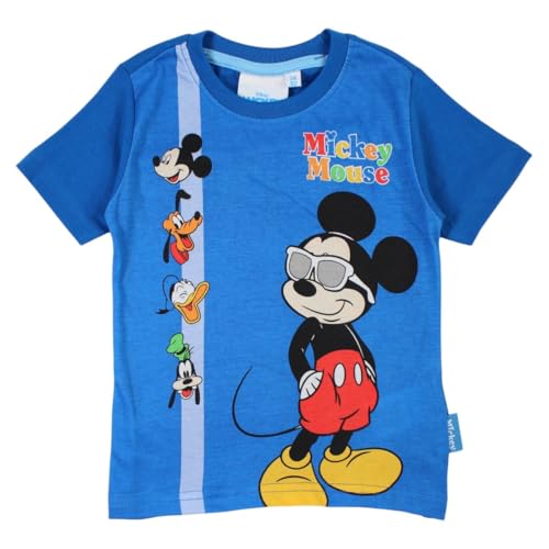 Mickey, T Shirt, Garçon, Fille, (2 à 10 Ans), Polo, Débardeur, Chemise, Imprimé, Vêtements, Unisexe, Enfants, Sport, Respirant, Modèle MIC36-0857 S1-6A