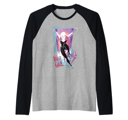 Camiseta Gwen Stacy Marvel Spider-Man Across The Spider-Verse raglan de coleccionista
