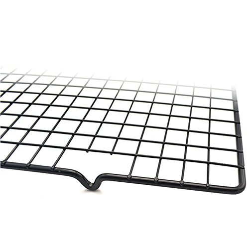 Weite Heavy Duty Stainless Steel Cooling Baking Rack, Commercial Quality 10 inch x 16 inch Tight-Grid Design, Oven Safe Nonstick Broiler Rack fits Various Baking Sheets Oven Pans