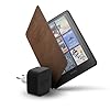 Amazon Kindle Colorsoft 16 GB + Custodia in pelle di prima qualità color caffè + Caricatore da 9 W