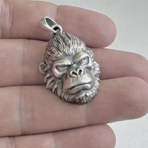 Pendentif Gorille Argent en toute occasion pour un style urbain - 3