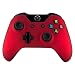 eXtremeRate Custom Design Unique Top Shell Case Front Housing Replacement Faceplate Kits for Xbox One Remote Controller Cover (Soft Touch Red)