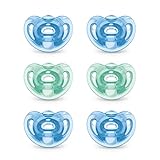 NUK Comfy Pacifiers, 0-6 Months, 6 Pack