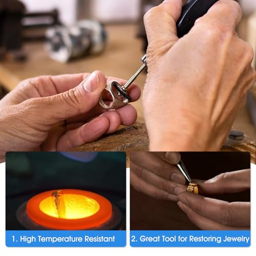 Sand Casting Sandbox, Aluminum Alloy Delft Clay Casting Molds, Small DIY Metal Jewelry Casting Mold, High Temperature Jewelry Ring Casting Sandbox Melting Pot for Jewelry Makers - Thumbnail 3