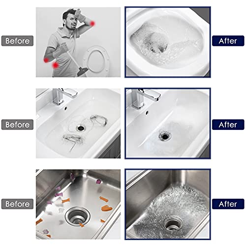 Toilet Plunger, Air Drain Blaster, Drain Clog Remover Tool, Drain Tub Drain Cleaner Opener Pump, High Pressure Plunger For Bath Toilets, Shower, Bathroom, Sink, Bathtub, Kitchen Clogged Pipe #TOP6