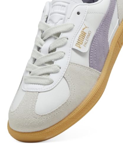 Image of Puma Unisex Adults' Palermo LTH 396464 Sneakers, 24 Fall Winter Color Puma White /Pale Plum /Gum (15), 28.0 cm