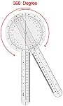 Goniometer 12 inch, 360 Degree(Plastic)