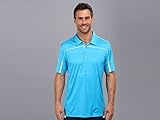 adidas Golf Men's Puremotion Digital Print Polo Shirt, Solar Blue/White, X-Large