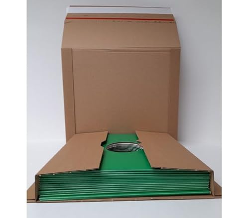 10 (dieci) SCATOLE DI CARTONE PER LA SPEDIZIONE DEI DISCHI VINILI LP - 12