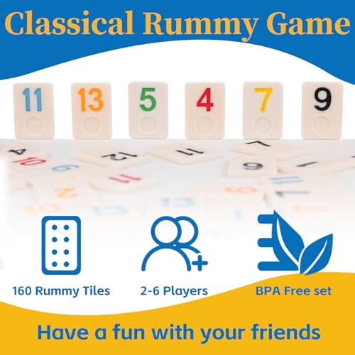 Doreimi Rummy Cube 6-Color Premium Edition Triangle Domino Set miniatura 4