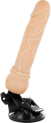 BASECOCK - Realistic Vibrator Remote Control Flesh 19.5 CM