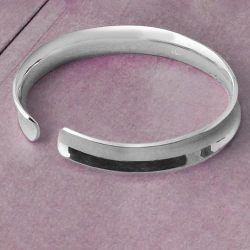 Image of Peora Silver Plated Adjustable Cuff Bracelet Kada Fancy Stylish Fashion Jewellery for Women